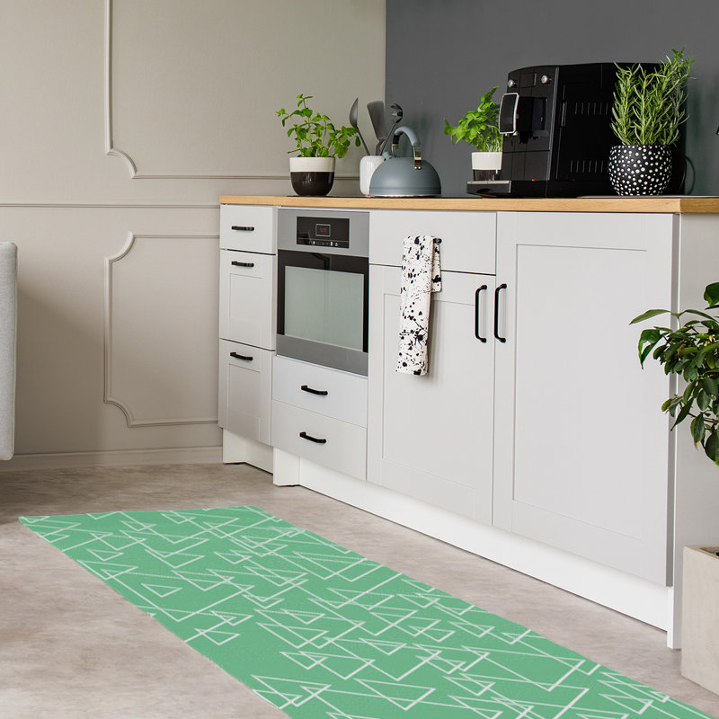 Chenille Geometric Indoor Rug, Runner 2'6" x 8'