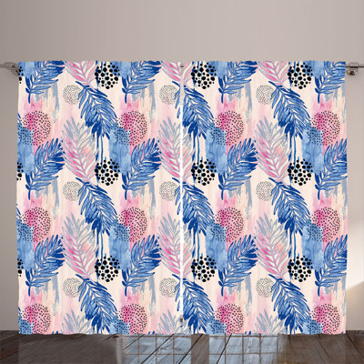 Semi Sheer Curtain Pair