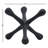 Modern Abstract Aluminum Decorative Object - Unique Geometric Metal Accent Sculpture for Contemporary Decor-16966820-100826322