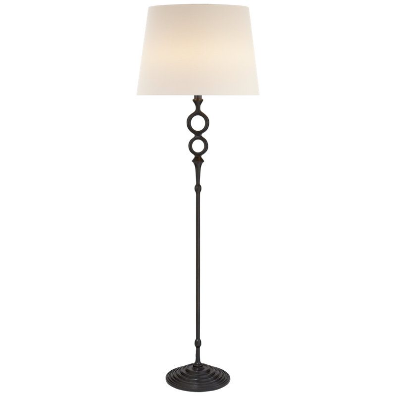 Bristol Floor Lamp, Aged Iron