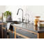 Peterson One-Handle Pull Down Single Handle Kitchen Faucet with Power Boost-1472286491