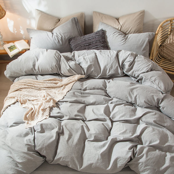 Cozy Earth Tone Milk Velvet Bedding Set / Beige Khaki, Best Stylish  Bedding