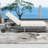 Patio Chaise Lounge With 5-Position Backrest, Cushion & Wheels-362649279-362649278