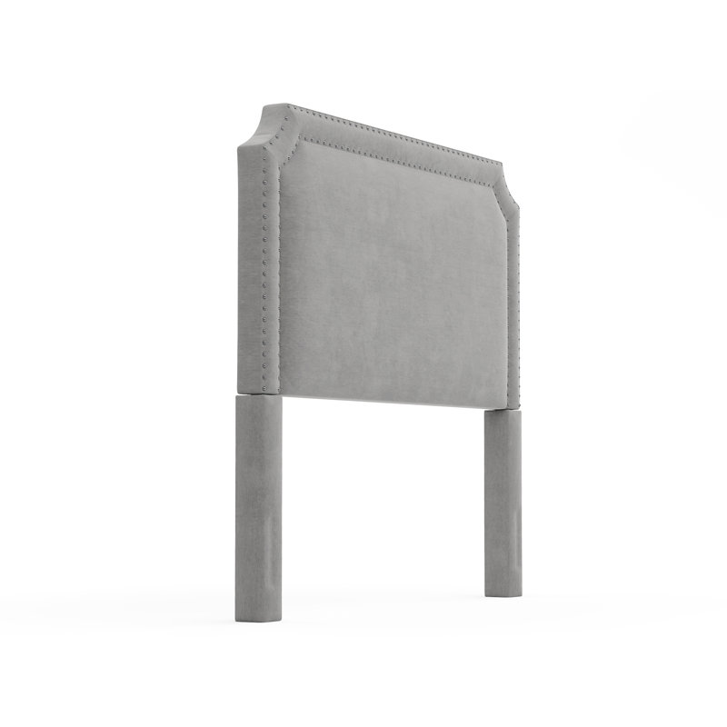 Roeder Upholstered Headboard, Gray, Queen