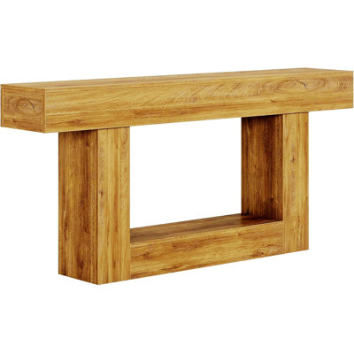 2-Tier Side Table, Entryway Table, Console Table for Living Room, Hallway, Office