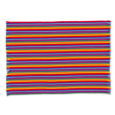Napperon en coton 18,5 po Rainbow Inspiration