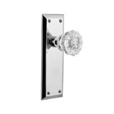 New York Plate with Crystal Door Knob