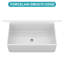 Station de travail 33 po - 33 po x 20 po x 10 po en porcelaine blanche
