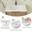 Meuble-lavabo simple autoportant 36 po avec plateau en résine et porte à fermeture en douceur 36 po