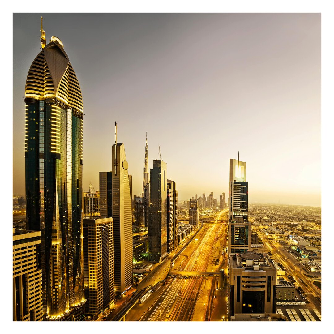 Matt Fototapete Goldenes Dubai 3,36 m x 336 cm