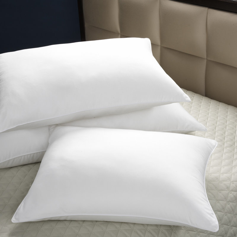 Cuddledown Sateen 800FP Down Pillow, Standard Firm, Standard, Firm