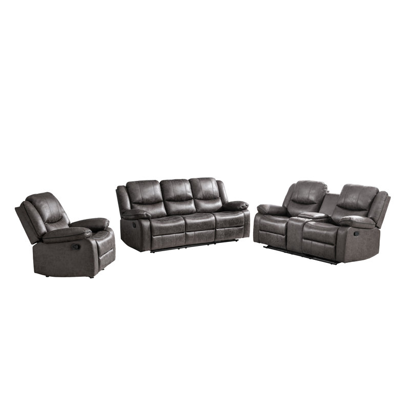 Fauteuil inclinable berçant, gris