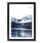 Snow Covered Mountains in Juneau Alaska - Picture Frame Painting Print-56738558-56738563