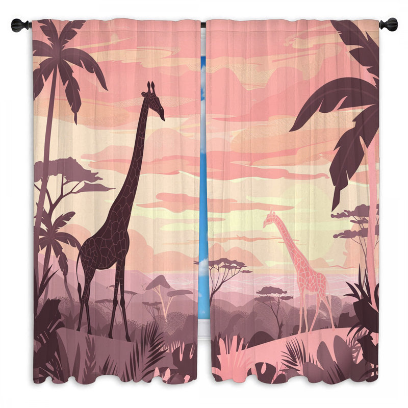 Paire de rideaux obscurcissant en polyester Rhyane, L 40 po x L 82 po