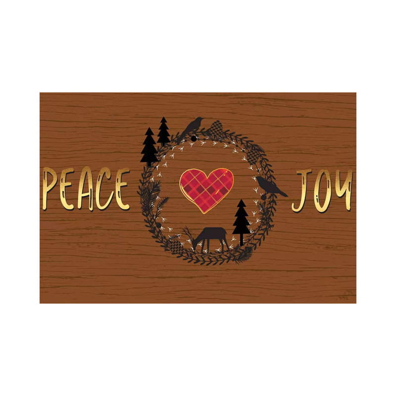 Peace And Joy by Linda Birtel - Wrapped Canvas Print, 152.5 cm H x 101.5 cm W