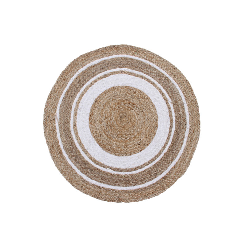 Round Carbury Ikat Hand Woven Area Rug, Round 200cm