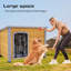 45" Solid Wood Dog Shelter - Waterproof, Beautiful, Warm In Winter House Spacious, Heat Preservation For Dogs