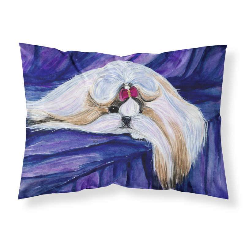 Taie d’oreiller à eau tressée shih tzu