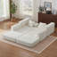 Canapé modulaire modulaire avec causeuse, canapé désossé avec base antidérapante, canapé confortable pour des espaces de vie personnalisables-1133295903