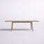 Table de salle à manger en bois massif 71 po / 102 po Claxton Sonoma Extension