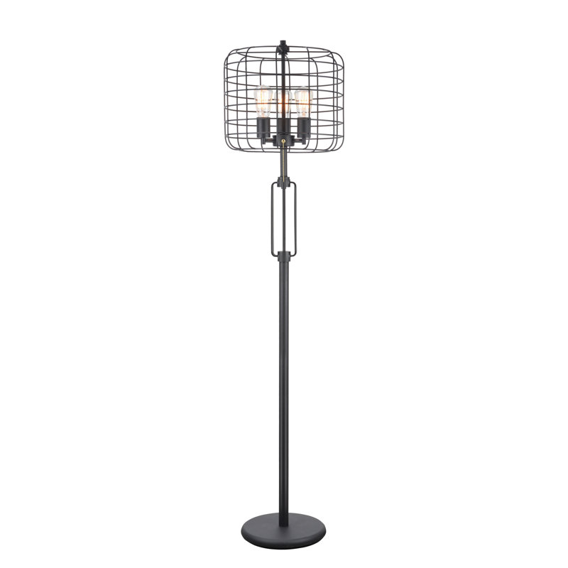 63'' Sand Black Floor Lamp