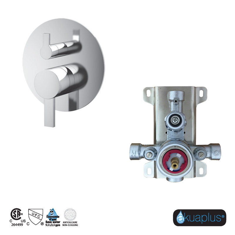 Elite with Rough in-Valve, Chrome