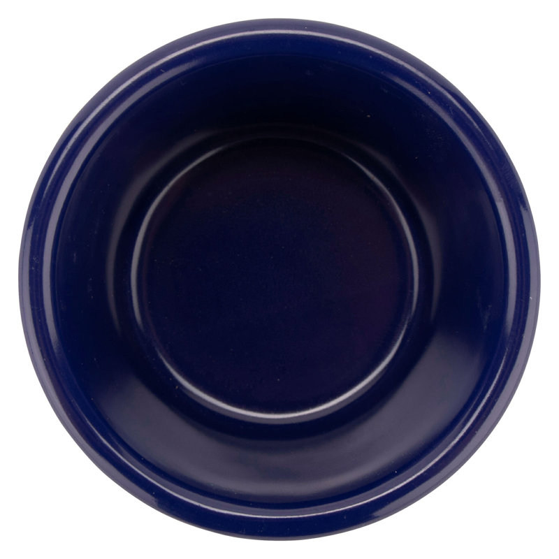 G.E.T. Melamine 12 Piece Ramekin / Soufflé Dish Bakeware Set, Navy Blue