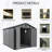 8 ft. W x 10 ft. D Plastic Outdoor Storage Shed (80 sq. ft.)