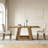 Faux Marble Kitchen Dining Table for 4 to 6 People-1006500744