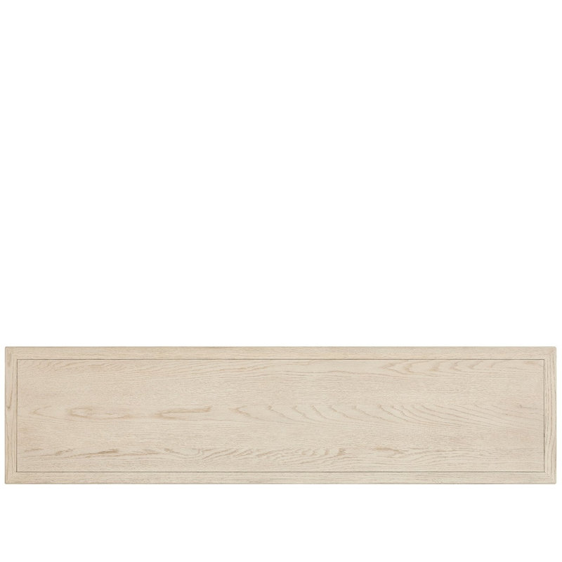 Console moderne en chêne blanc Velora