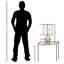 Lampe de table 23 po Mylor