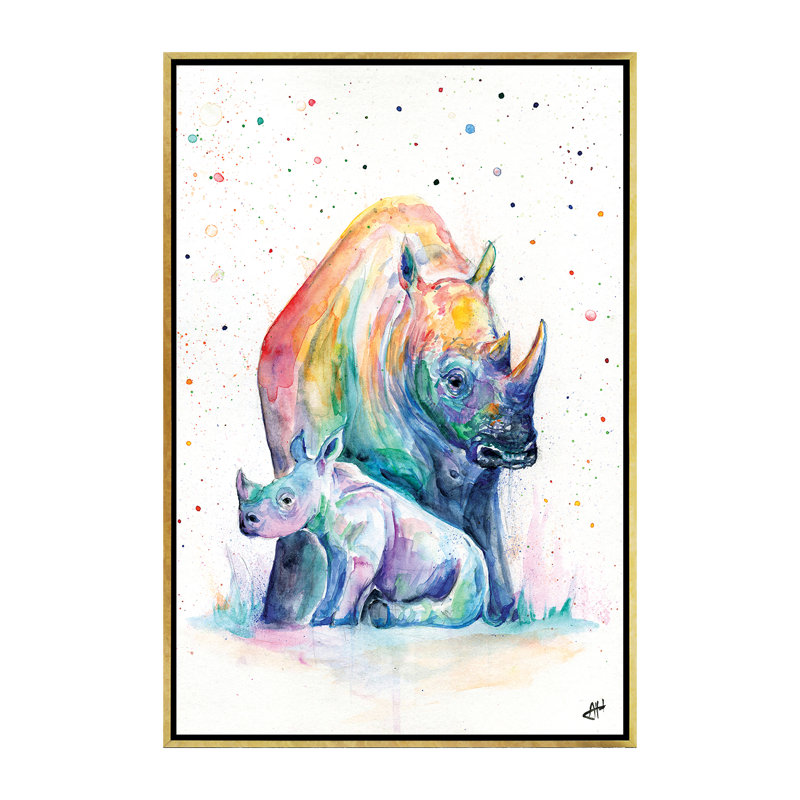 Abri sur toile, H 60 po x l 40po x P 1,5 po, Toile encadrée d'or
