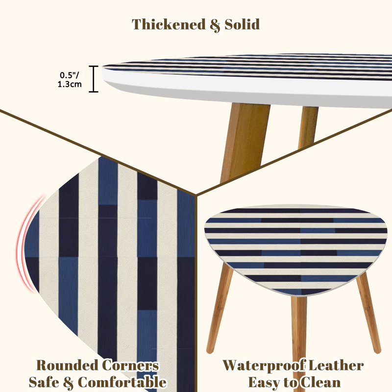 Ensemble de 2 tables basses gigognes Triangle