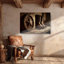 Étoile du Texas et bottes de cowboy, art mural Western-406969085