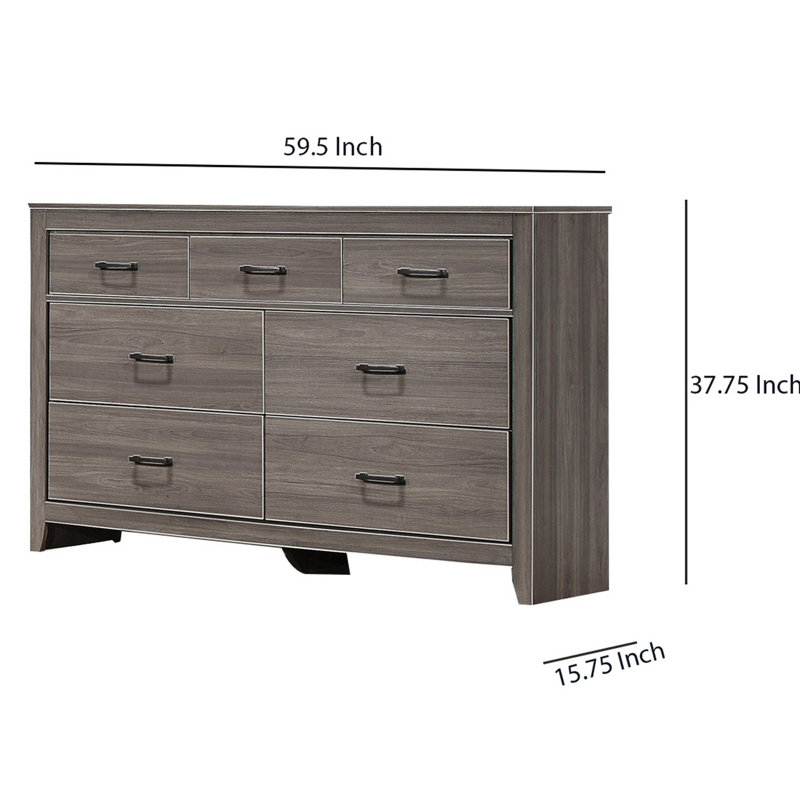 59.5'' W 7 - Drawer Dresser