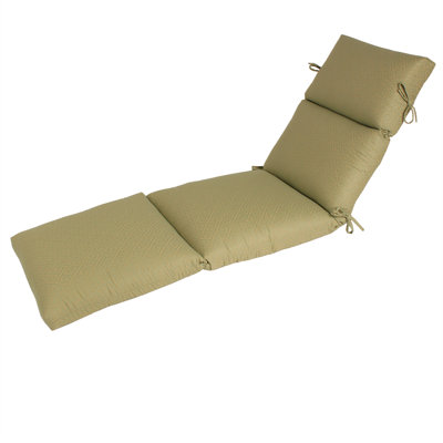 Indoor/Outdoor Sunbrella Chaise Cushion by Highland Dunes