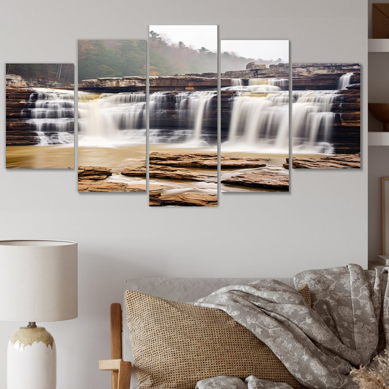 Meissner - Décoration murale paysages - 5 panneaux