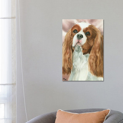 So Cavalier - Cavalier King Charles Spaniel by Judith Stein - Wrapped Canvas Painting