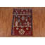 Tapis oriental tribal en laine marocain noué à la main 4 x 6