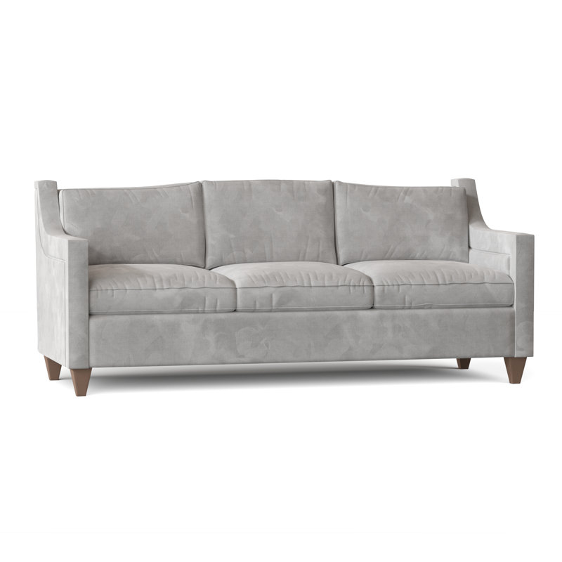Jill Sofa, Bella White Performance Velvet