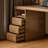 Light-walnut Rectangular Solid Wood desks-107519281