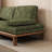 Gagik 78.7" W Ash Wood Upholstered Sleeper Sofa-161023274