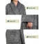 Peignoir en polaire pour femmes avec poches Lamartine-220329380-220329403