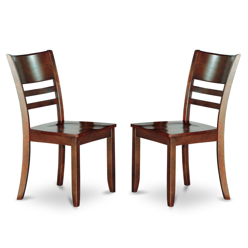 Lockmoor Solid Wood Side Chair, Espresso, Wooden