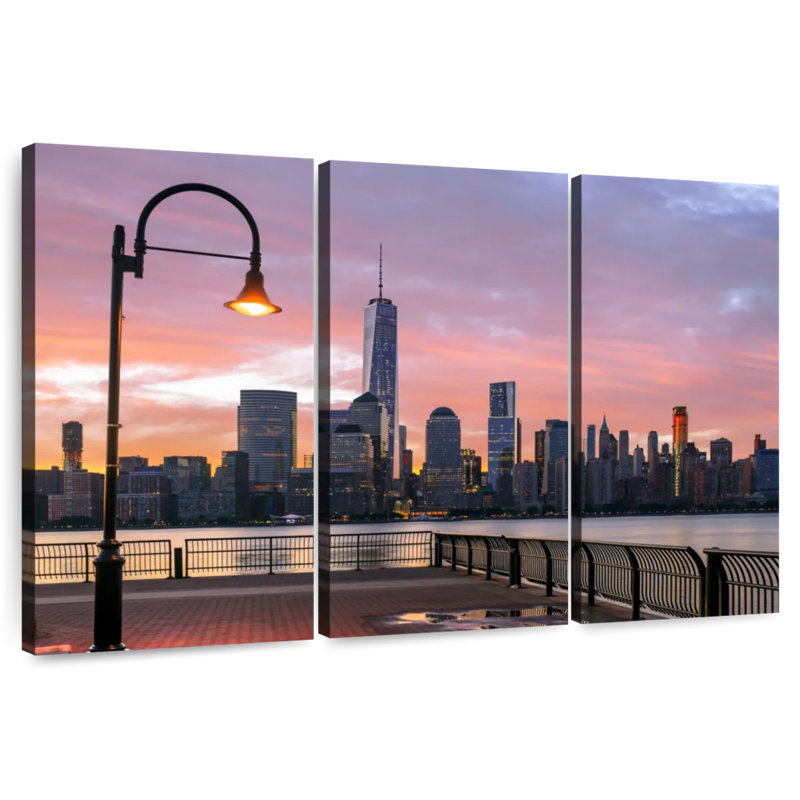 Sireci Illuminated New York Sireci, 48" H x 74" W