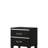 Chelsie Black Finish Nightstand, Nightstand