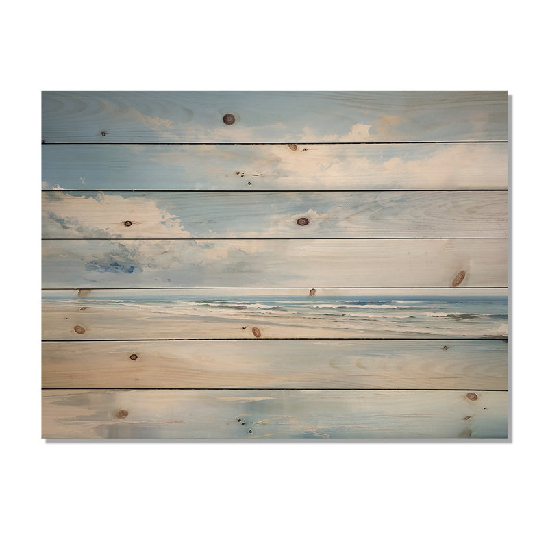 Popham - Panneaux de décoration murale bord de mer, H 34 po x l 44 po