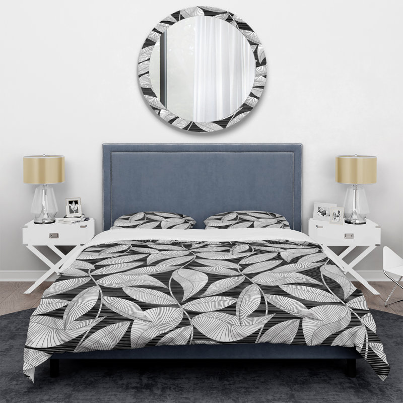 Ensemble de housse de couette en microfibre 2 pièces, Housse de couette pour très grand lit et 2 très