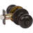 2.2'' Diameter Double Dummy Matte Black Oval Knob-2095365429