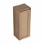 Armoire latérale de salle de bain 12 po, portes à fermeture douce, conception à fixation flottante
